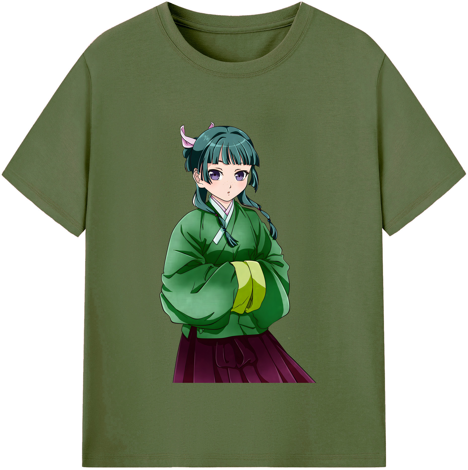 （画像用） 薬屋のひとりごと The Apothecary Diaries 綿100％半袖Tシャツ（フロントプリント）